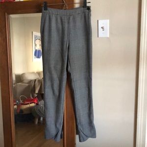 Checkered high waisted slacks Zara size XS